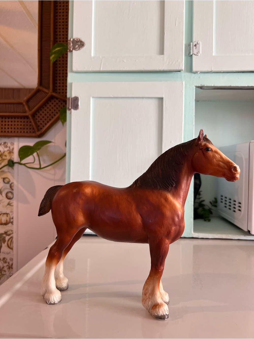 Vintage Breyer Clydesdale Mare Traditional Model with Blanket